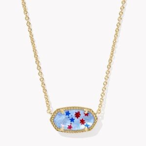 NWT Kendra Scott Elisa Necklace - Stars and Stripes